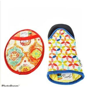 Fiestaware Fiesta Pot Holder Oven Mitt Puppet NON SLIP GRIP NWTS